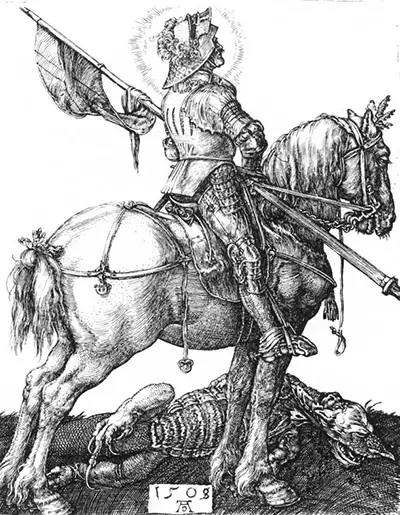 St George on Horseback Albrecht Durer